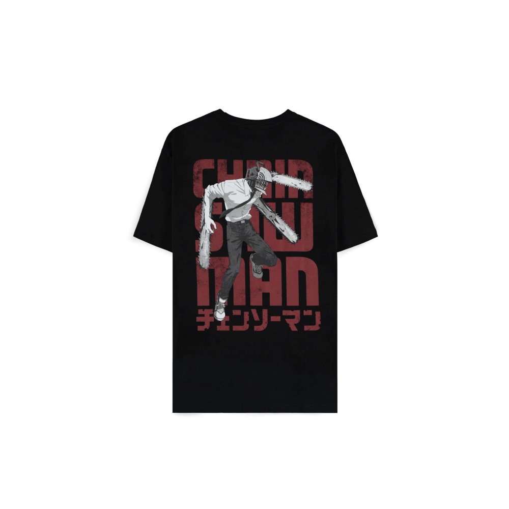 Chainsaw Man - Denji Mens Tshirt - Black